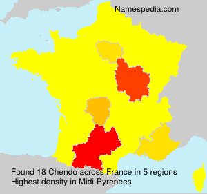 Surname Chendo in France Surname Chendo in France