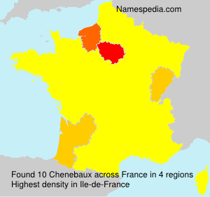 Surname Chenebaux in France Surname Chenebaux in France