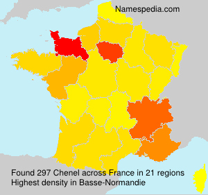 Surname Chenel in France Surname Chenel in France