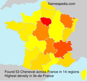 Surname Chenevat in France Surname Chenevat in France