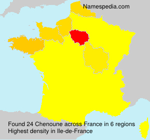 Surname Chenoune in France Surname Chenoune in France