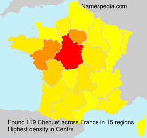 Surname Chenuet in France Surname Chenuet in France