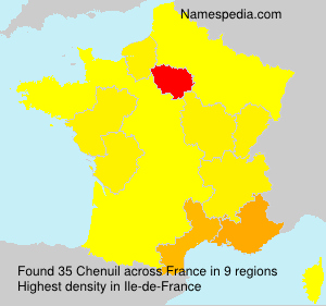 Surname Chenuil in France Surname Chenuil in France
