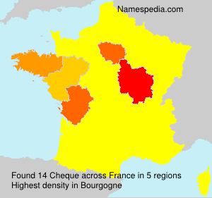 Surname Cheque in France Surname Cheque in France