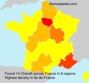 Surname Cheraft in France Surname Cheraft in France
