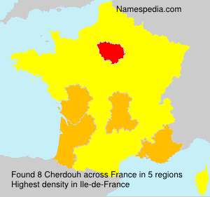 Surname Cherdouh in France Surname Cherdouh in France