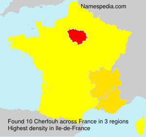 Surname Cherfouh in France Surname Cherfouh in France