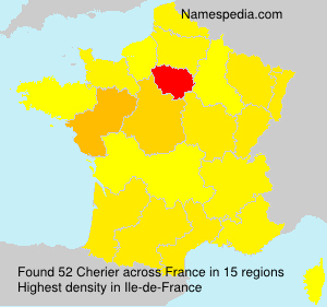 Surname Cherier in France Surname Cherier in France