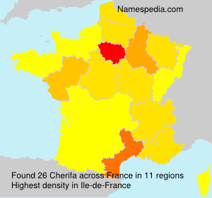 Surname Cherifa in France Surname Cherifa in France