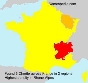 Surname Cherite in France Surname Cherite in France