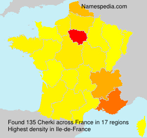 Surname Cherki in France Surname Cherki in France