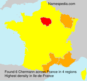Surname Chermann in France Surname Chermann in France