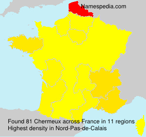 Surname Chermeux in France Surname Chermeux in France