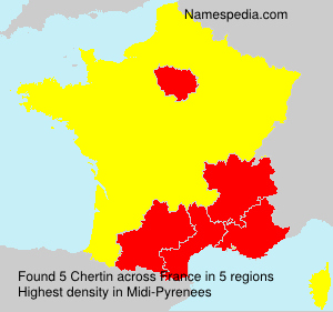 Surname Chertin in France Surname Chertin in France