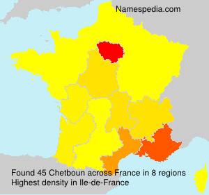Surname Chetboun in France Surname Chetboun in France