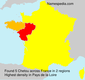 Surname Chetou in France Surname Chetou in France