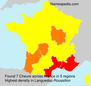 Surname Cheure in France Surname Cheure in France