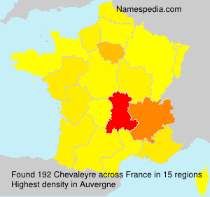 Surname Chevaleyre in France Surname Chevaleyre in France