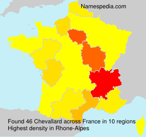 Surname Chevallard in France Surname Chevallard in France