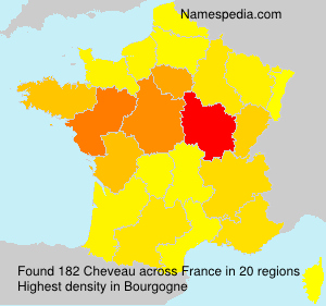 Surname Cheveau in France Surname Cheveau in France
