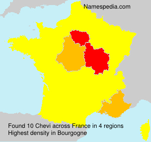 Surname Chevi in France Surname Chevi in France