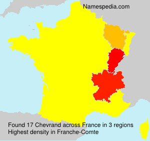Surname Chevrand in France Surname Chevrand in France