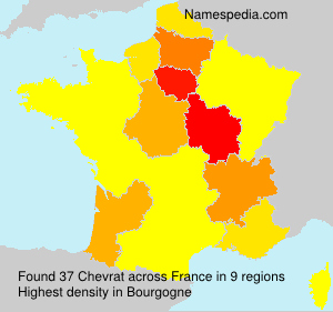 Surname Chevrat in France Surname Chevrat in France
