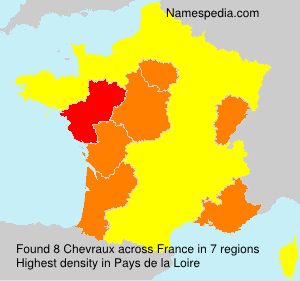 Surname Chevraux in France Surname Chevraux in France