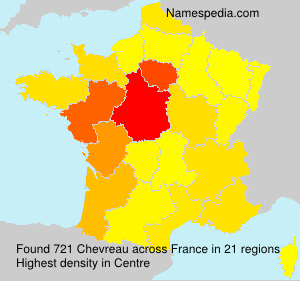 Surname Chevreau in France Surname Chevreau in France