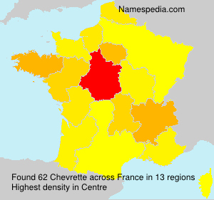 Surname Chevrette in France Surname Chevrette in France