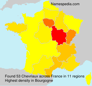 Surname Chevriaux in France Surname Chevriaux in France