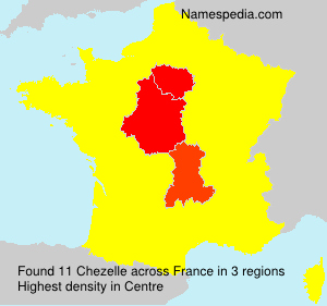 Surname Chezelle in France Surname Chezelle in France