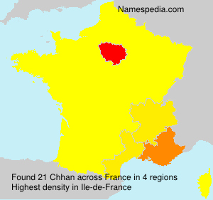 Surname Chhan in France Surname Chhan in France