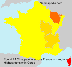 Surname Chiappalone in France Surname Chiappalone in France