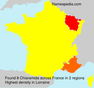 Surname Chiaramida in France Surname Chiaramida in France