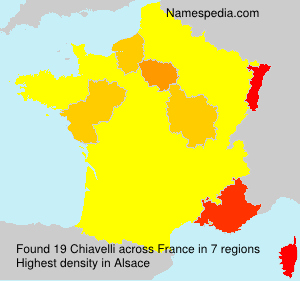 Surname Chiavelli in France Surname Chiavelli in France