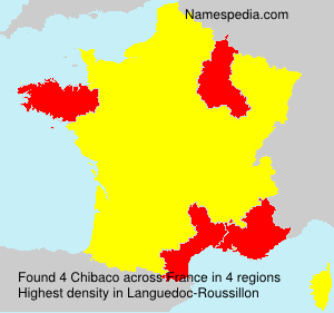 Surname Chibaco in France Surname Chibaco in France