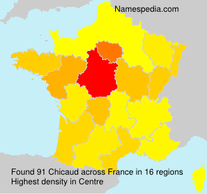 Surname Chicaud in France Surname Chicaud in France