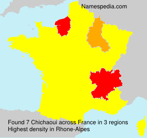 Surname Chichaoui in France Surname Chichaoui in France