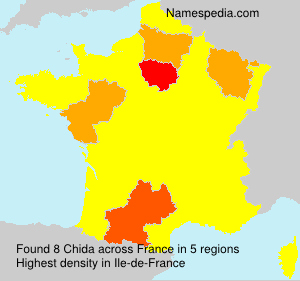 Surname Chida in France Surname Chida in France