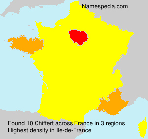 Surname Chiffert in France Surname Chiffert in France