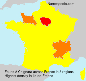Surname Chignara in France Surname Chignara in France