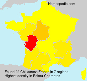 Surname Chil in France