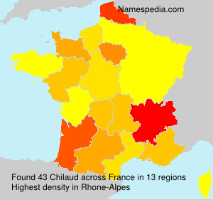 Surname Chilaud in France Surname Chilaud in France