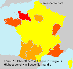 Surname Chilcott in France Surname Chilcott in France