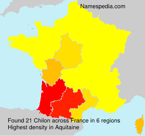 Surname Chilon in France Surname Chilon in France