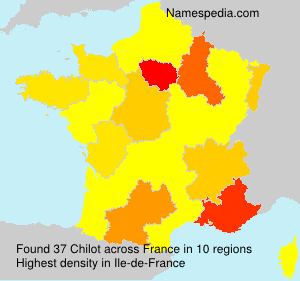 Surname Chilot in France Surname Chilot in France