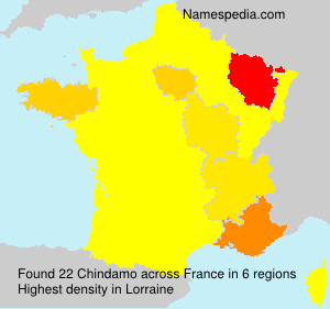 Surname Chindamo in France Surname Chindamo in France