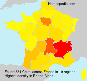 Surname Chirol in France Surname Chirol in France