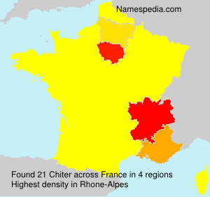 Surname Chiter in France Surname Chiter in France